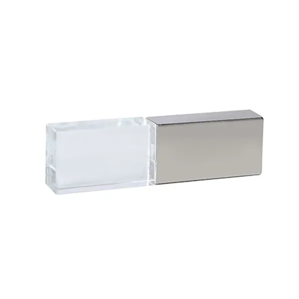 Logo Glowing Crystal Usb Drive 8Gb - Logo Glowing Crystal Usb Drive 8Gb - Image 2 of 2