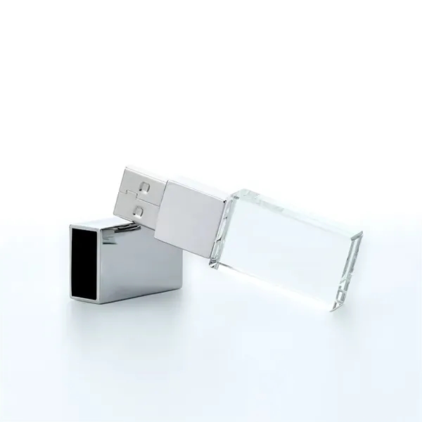 Logo Glowing Crystal Usb Drive 8Gb - Logo Glowing Crystal Usb Drive 8Gb - Image 1 of 2