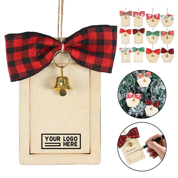 Christmas Wooden Message Board Pendant - Christmas Wooden Message Board Pendant - Image 0 of 6