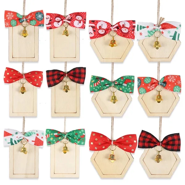 Christmas Wooden Message Board Pendant - Christmas Wooden Message Board Pendant - Image 3 of 6