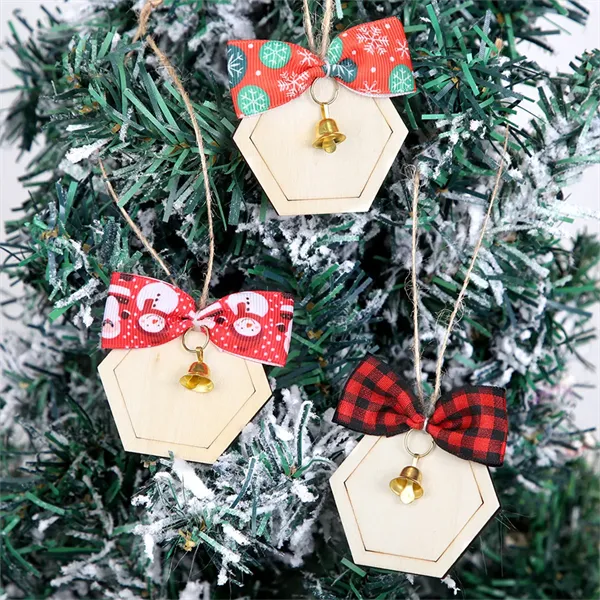 Christmas Wooden Message Board Pendant - Christmas Wooden Message Board Pendant - Image 5 of 6