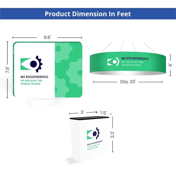 20ft Island Trade Show Booth - 360 degrees Display - 20ft Island Trade Show Booth - 360 degrees Display - Image 5 of 9