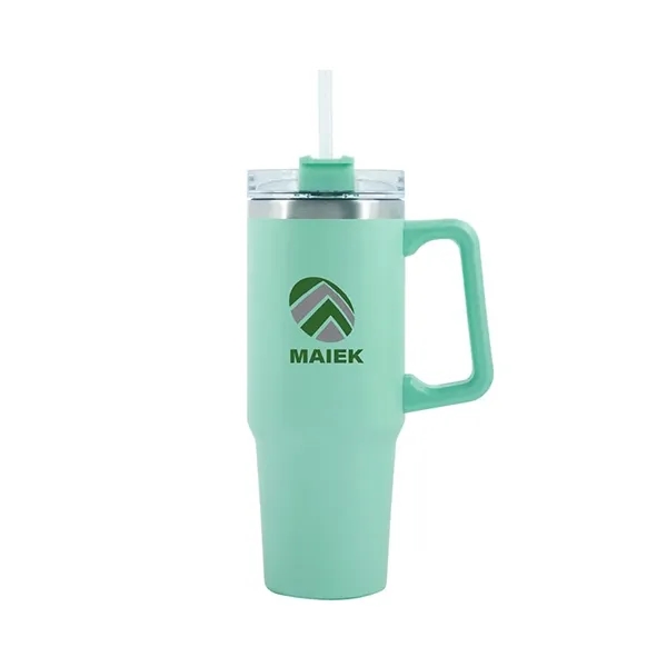Lyon 30 oz. Double Wall Stainless Steel Travel Mug - Lyon 30 oz. Double Wall Stainless Steel Travel Mug - Image 1 of 7