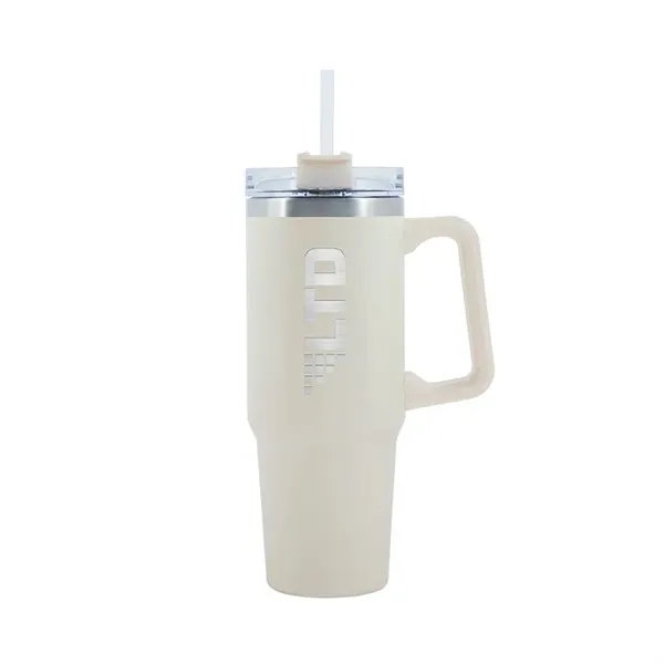 Lyon 30 oz. Double Wall Stainless Steel Travel Mug - Lyon 30 oz. Double Wall Stainless Steel Travel Mug - Image 3 of 7