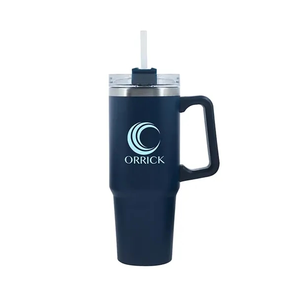 Lyon 30 oz. Double Wall Stainless Steel Travel Mug - Lyon 30 oz. Double Wall Stainless Steel Travel Mug - Image 5 of 7