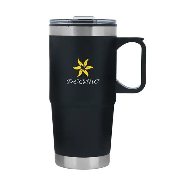 Aidan 24 oz. Steel/PP Liner Travel Mug - Aidan 24 oz. Steel/PP Liner Travel Mug - Image 1 of 24