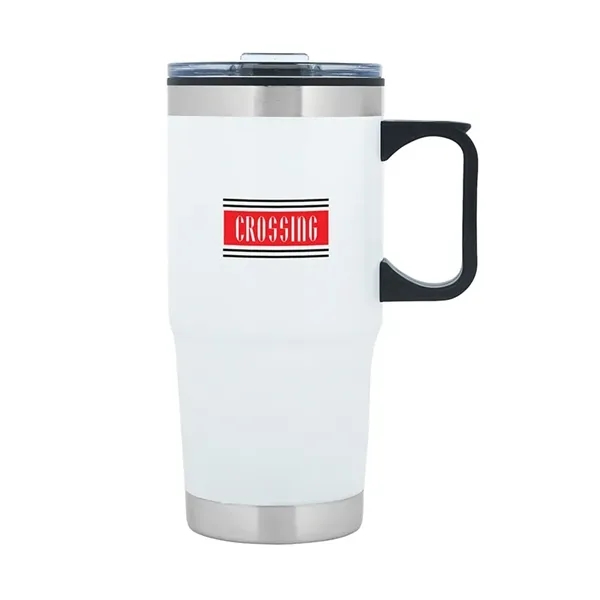 Aidan 24 oz. Steel/PP Liner Travel Mug - Aidan 24 oz. Steel/PP Liner Travel Mug - Image 7 of 24