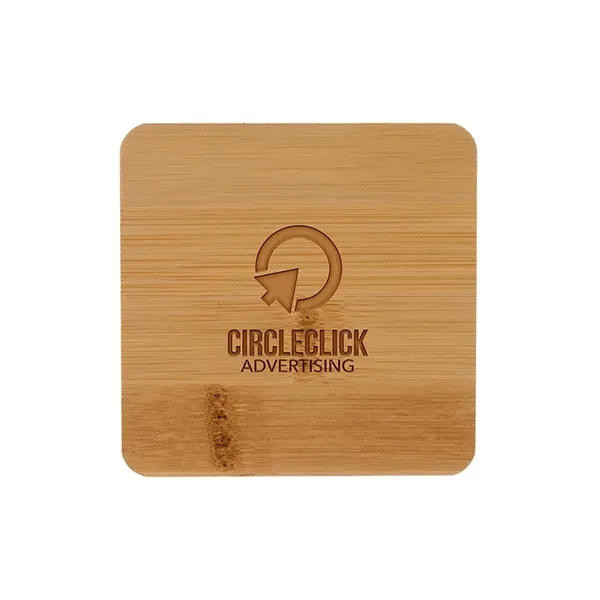 Brandon Single Bamboo Coaster - Brandon Single Bamboo Coaster - Image 0 of 8