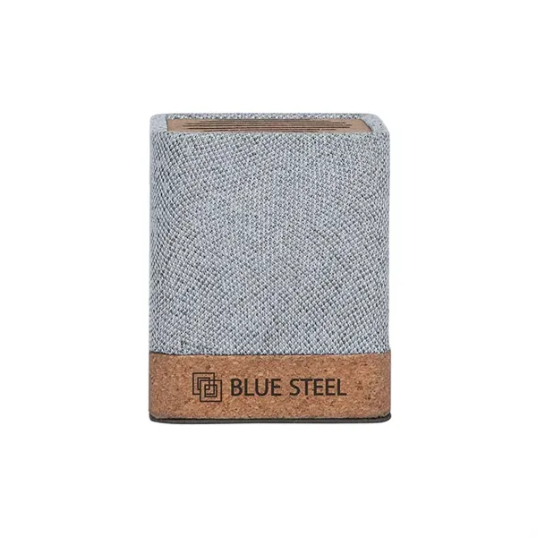 Grayson 5W RPET & Cork Wireless Speaker - Grayson 5W RPET & Cork Wireless Speaker - Image 1 of 9