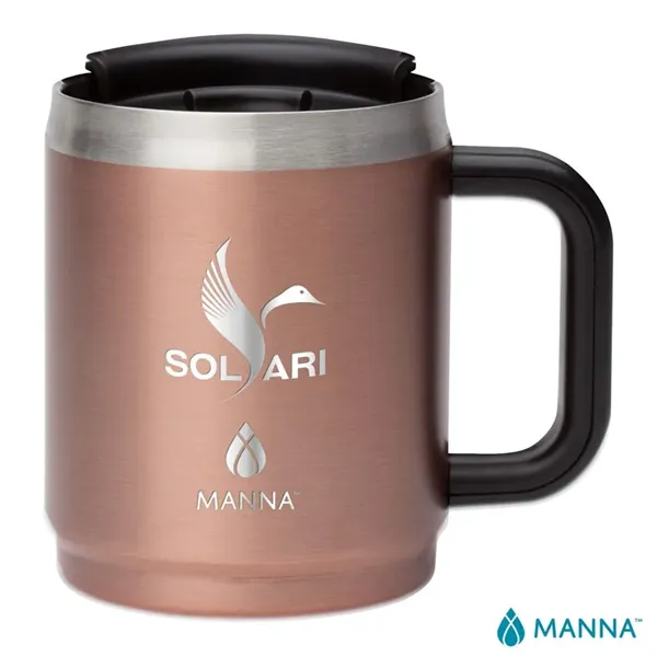 Manna™ 14 oz. Boulder Stainless Steel Camping Mug w/ Handle - Manna™ 14 oz. Boulder Stainless Steel Camping Mug w/ Handle - Image 0 of 2