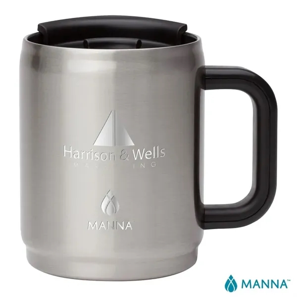 Manna™ 14 oz. Boulder Stainless Steel Camping Mug w/ Handle - Manna™ 14 oz. Boulder Stainless Steel Camping Mug w/ Handle - Image 2 of 2