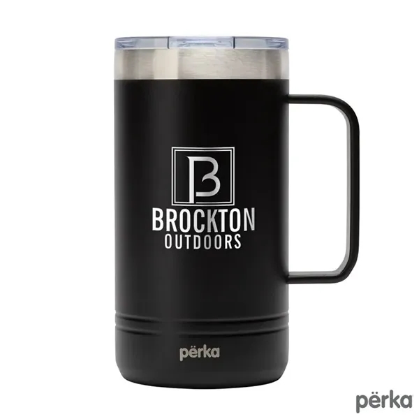 Perka® Wayfarer 24 oz. 304 Double Wall Stainless Steel Mug - Perka® Wayfarer 24 oz. 304 Double Wall Stainless Steel Mug - Image 1 of 8