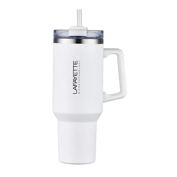 Lucas 40 oz. Double Wall, Stainless Steel Travel Mug - Lucas 40 oz. Double Wall, Stainless Steel Travel Mug - Image 9 of 11