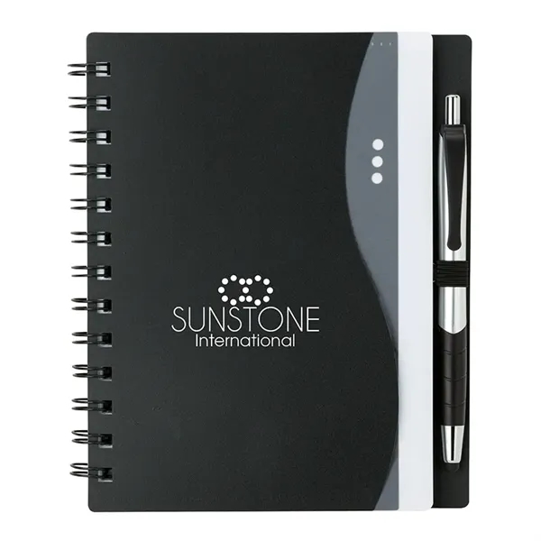 Custom Bellevue Junior Notebook w/Stylus Pen