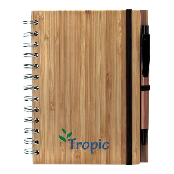 Albany Bamboo Notebook & Pen - Albany Bamboo Notebook & Pen - Image 1 of 1