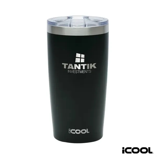 iCOOL® Lewiston 20 oz. Double Wall Stainless Steel Tumbler - iCOOL® Lewiston 20 oz. Double Wall Stainless Steel Tumbler - Image 1 of 15