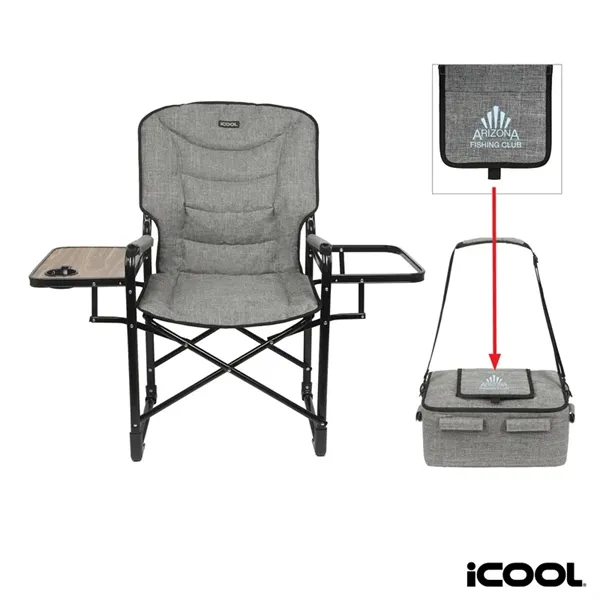 iCOOL Twin Peaks Deluxe Camping Chair With 18-Can Cooler - iCOOL Twin Peaks Deluxe Camping Chair With 18-Can Cooler - Image 3 of 22