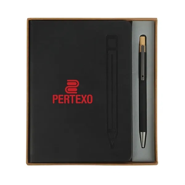 Manhattan II Gift Set w/ Magnetic Journal & Recycled Pen - Manhattan II Gift Set w/ Magnetic Journal & Recycled Pen - Image 2 of 7