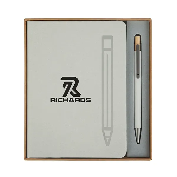 Manhattan II Gift Set w/ Magnetic Journal & Recycled Pen - Manhattan II Gift Set w/ Magnetic Journal & Recycled Pen - Image 5 of 7