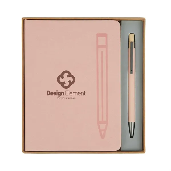 Manhattan II Gift Set w/ Magnetic Journal & Recycled Pen - Manhattan II Gift Set w/ Magnetic Journal & Recycled Pen - Image 7 of 7