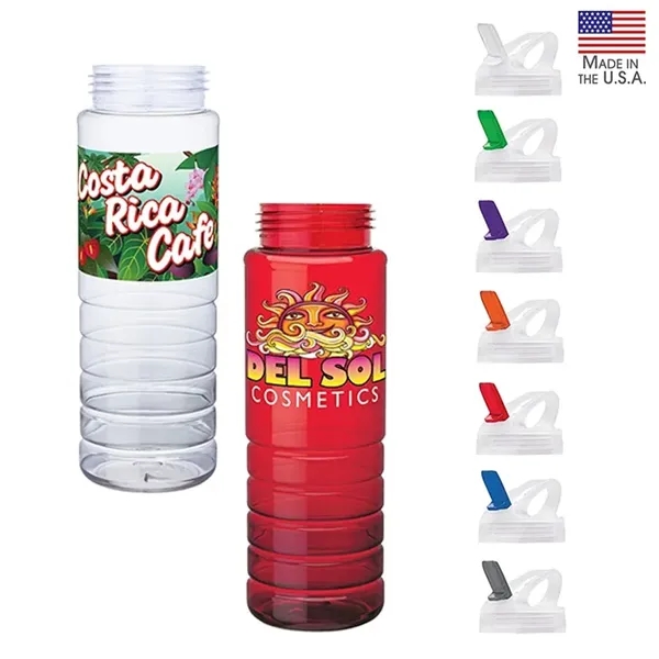 Malibu 26 oz. PET Bottle with Flip Spout - Malibu 26 oz. PET Bottle with Flip Spout - Image 1 of 1
