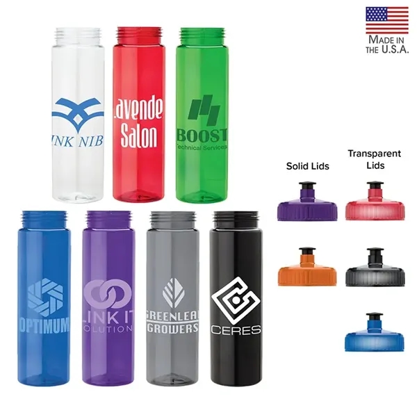 Newport 25 oz. PET Bottle with Pull Spout Lid - Newport 25 oz. PET Bottle with Pull Spout Lid - Image 1 of 10