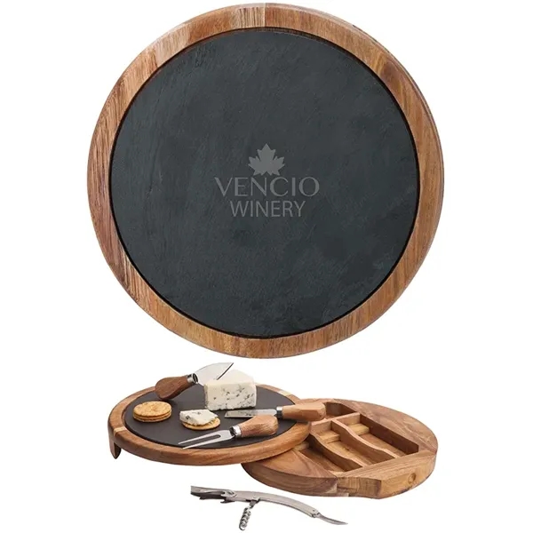 Normandy Cheese/Wine Charcuterie Set - Normandy Cheese/Wine Charcuterie Set - Image 0 of 1