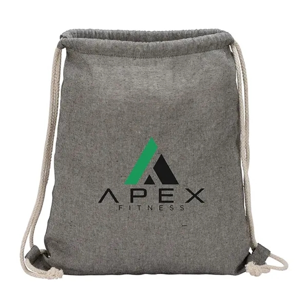 Huron Recycled Cotton Drawstring Tote - Huron Recycled Cotton Drawstring Tote - Image 3 of 11