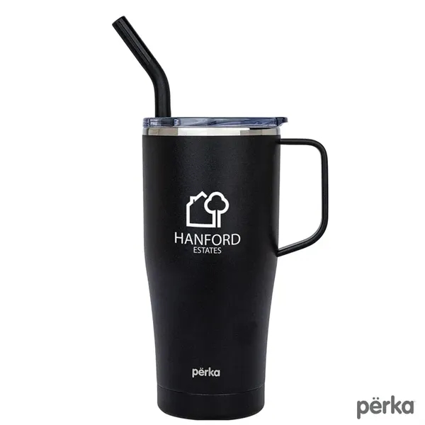 Perka® Clayton 20 oz. Double Wall, Stainless Steel Travel... - Perka® Clayton 20 oz. Double Wall, Stainless Steel Travel... - Image 0 of 13