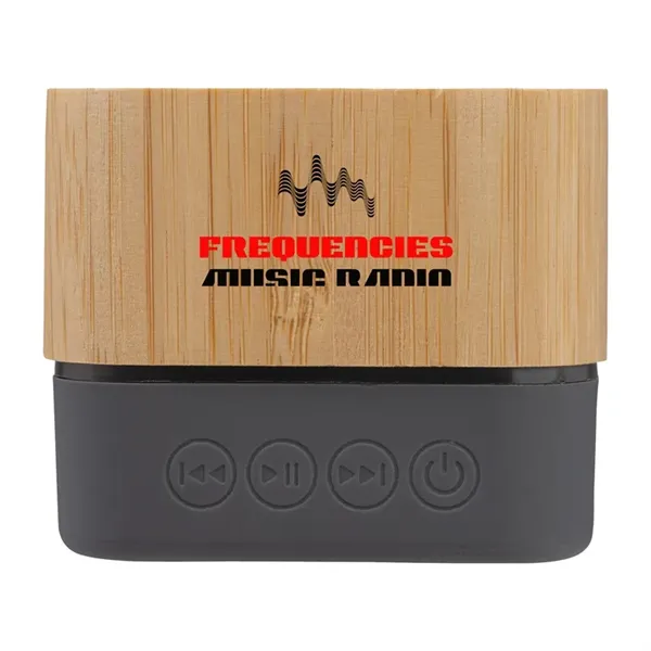 Cadence Bamboo Wireless Light-Up Speaker - Cadence Bamboo Wireless Light-Up Speaker - Image 1 of 6