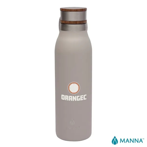 Manna™ 18 oz. Ascend Stainless Steel Water Bottle w/ Acac... - Manna™ 18 oz. Ascend Stainless Steel Water Bottle w/ Acac... - Image 1 of 4