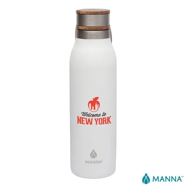 Manna™ 18 oz. Ascend Stainless Steel Water Bottle w/ Acac... - Manna™ 18 oz. Ascend Stainless Steel Water Bottle w/ Acac... - Image 4 of 4