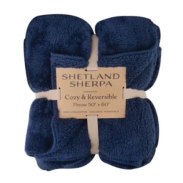 Shetland Sherpa 50 x 60 Reversible Blanket - Shetland Sherpa 50 x 60 Reversible Blanket - Image 11 of 36