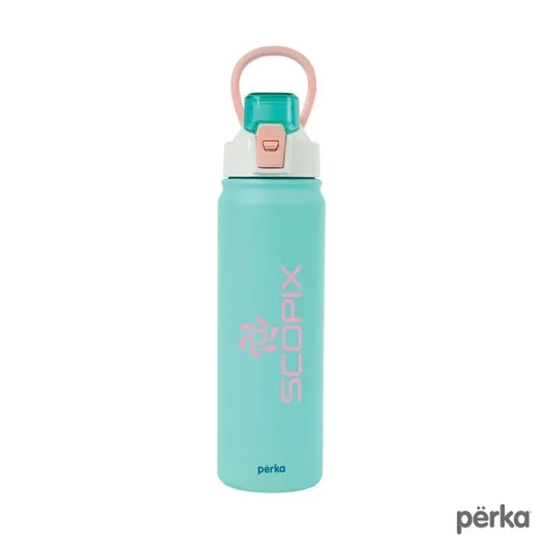 Custom Perka® Rex Fresh 24 oz. Double Wall, Recycled Stainless S...