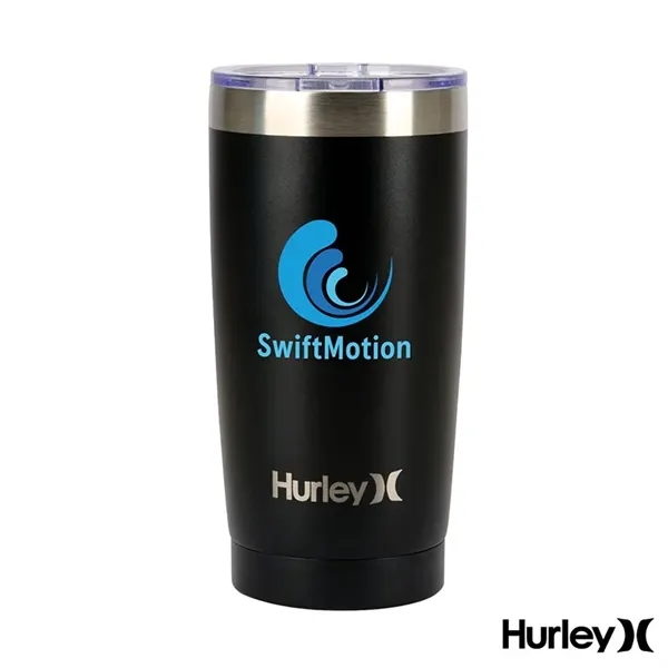 Custom Hurley® 20 oz. Double Wall Stainless Steel Travel Tumbler