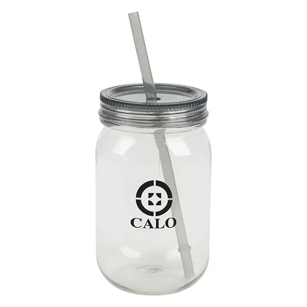 Custom Bootlegger II 27 oz. RPET Mason Jar Tumbler