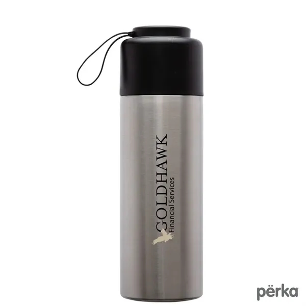 Custom Perka® Brixton 17 oz. Double Wall, Stainless Steel Water ...