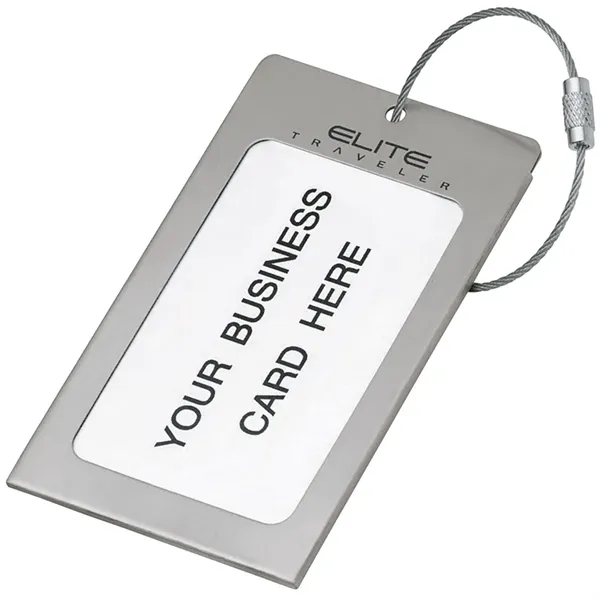 Custom Navigor Series Steel Luggage Tag