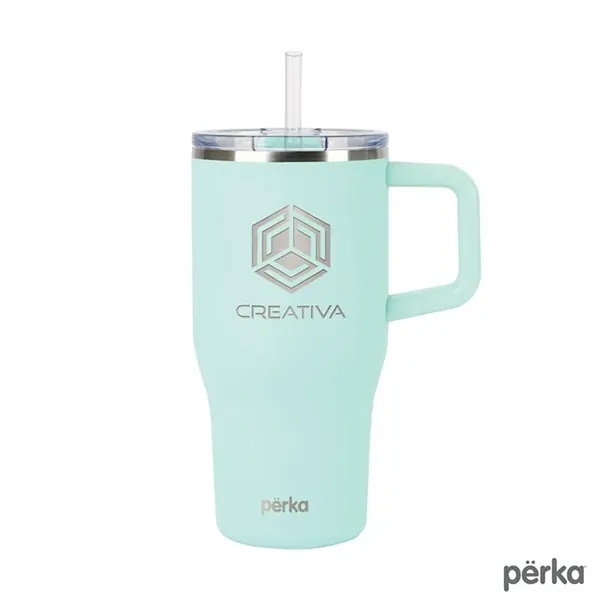 Custom Perka® Myrton 20 oz. Double Wall, Recycled Stainless Stee...
