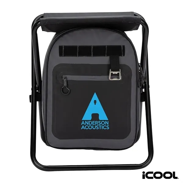 Custom iCOOL® Cape Town 20-Can Capacity Backpack Cooler Chair