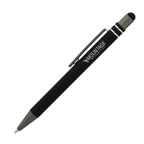 Custom Silvana Soft-Touch Ballpoint Pen / Stylus