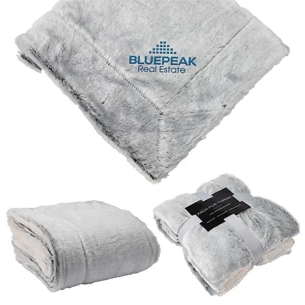 Custom Charleston 50" x 60" Faux Fur Throw