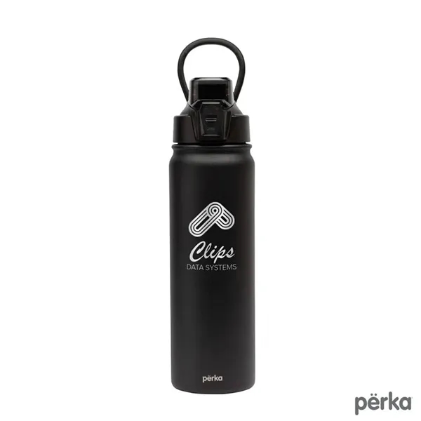 Custom Perka® Rex 24 oz. Double Wall, Stainless Steel Water Bottle