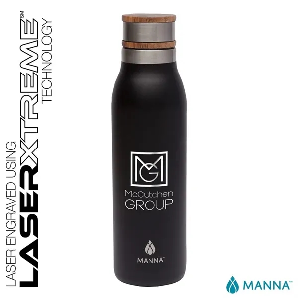 Custom Manna™ 18 oz. Ascend Stainless Steel Water Bottle w/ Acac...