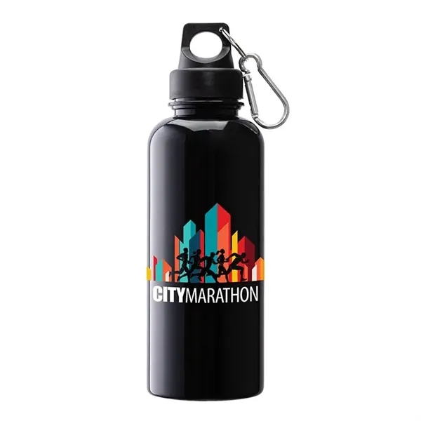 Custom Brio 20 oz. PS Water Bottle w/ Carabiner