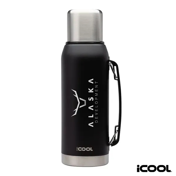 Custom iCOOL® Silverton 34 oz. Double Wall, Stainless Steel Wate...