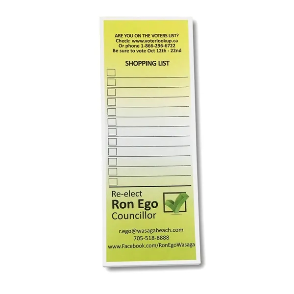 Standard Note Pad - 3"x8" - Standard Note Pad - 3"x8" - Image 0 of 0