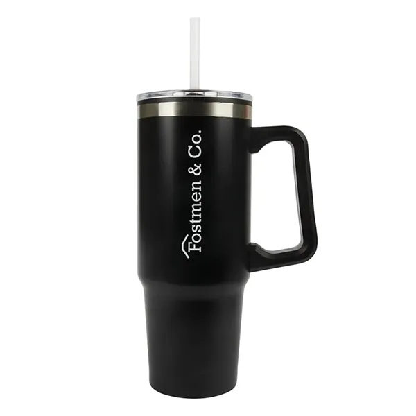 Zane 30 oz. Steel/PP Liner Travel Mug - Zane 30 oz. Steel/PP Liner Travel Mug - Image 1 of 7