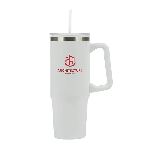 Zane 30 oz. Steel/PP Liner Travel Mug - Zane 30 oz. Steel/PP Liner Travel Mug - Image 7 of 7