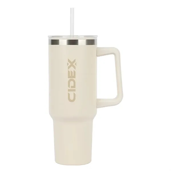 Izzy 40 oz. Steel/PP Liner Travel Mug - Izzy 40 oz. Steel/PP Liner Travel Mug - Image 3 of 11